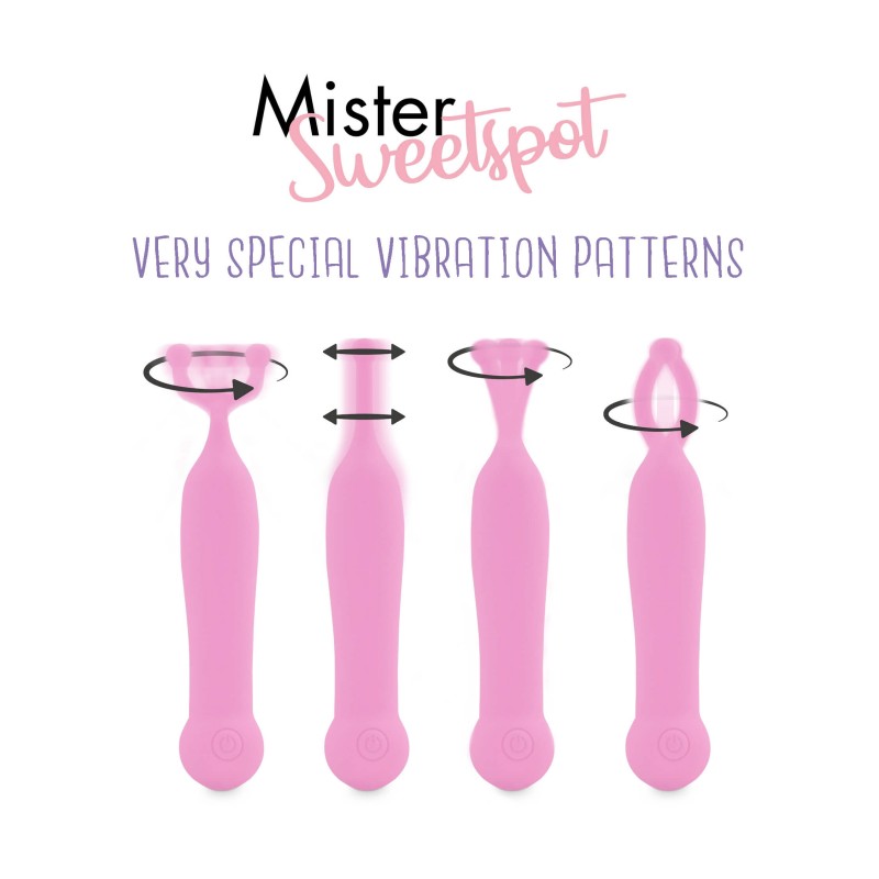 FEELZTOYS Mister Sweetspot - akkus, vízálló csiklóvibrátor (pink) 36068 termék bemutató kép