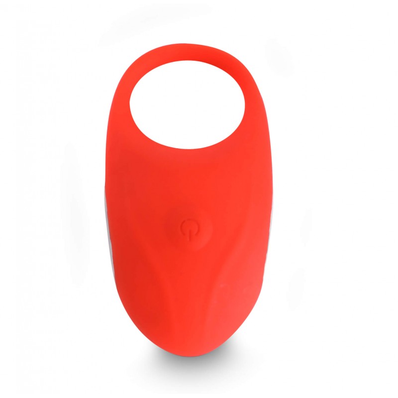 Feelztoys Thor - akkus vibrációs péniszgyűrű (piros) 58482 termék bemutató kép