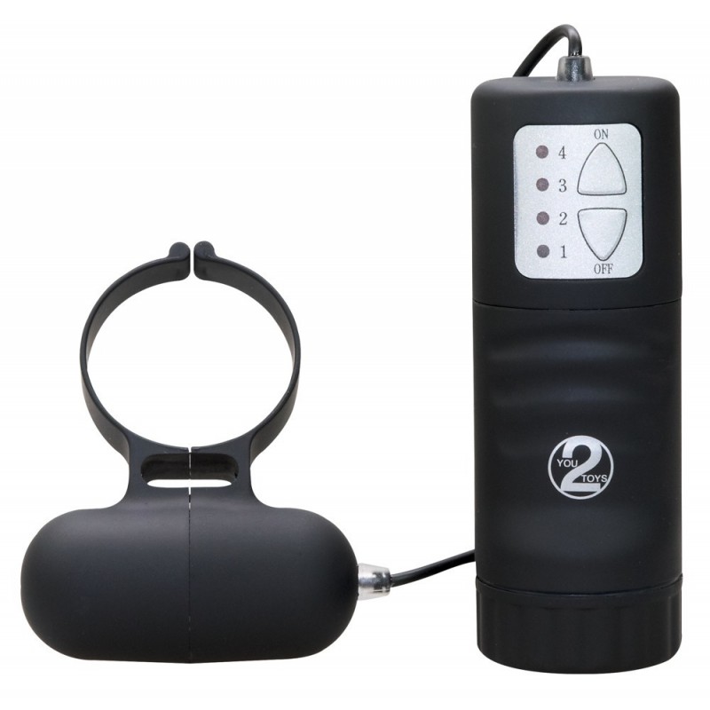 Fekete vibrációs péniszgyűrű 53368 termék bemutató kép