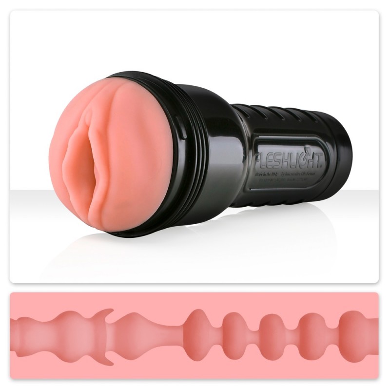 Fleshlight Pink Lady Mini-Lotus - élethű műpunci tokban (natúr) 54140 termék bemutató kép