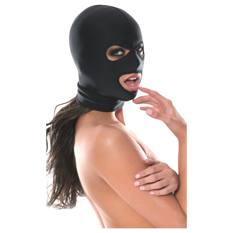 Fetish Fantasy - bondage szopóálarc orálszexhez (fekete) 169116 termék bemutató kép