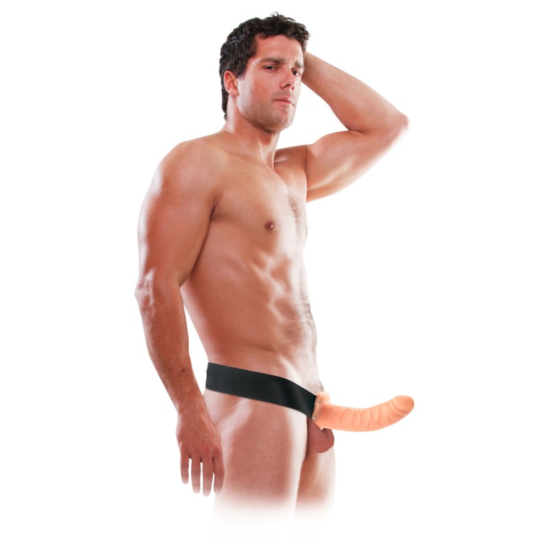 Fetish Fantasy - felcsatolható üreges dildó (natúr) 127310 termék bemutató kép