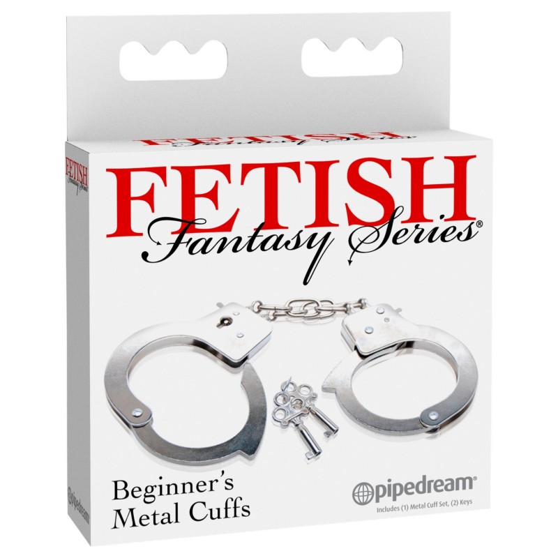 Fetish Fantasy - fém bilincs (ezüst) 127245 termék bemutató kép