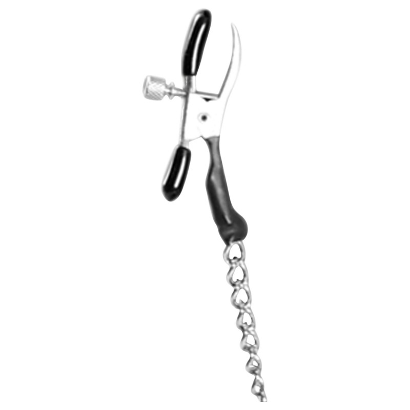 Fetish Fantasy - láncos mellbimbó csipesz pároknak, BDSM kellék 127291 termék bemutató kép