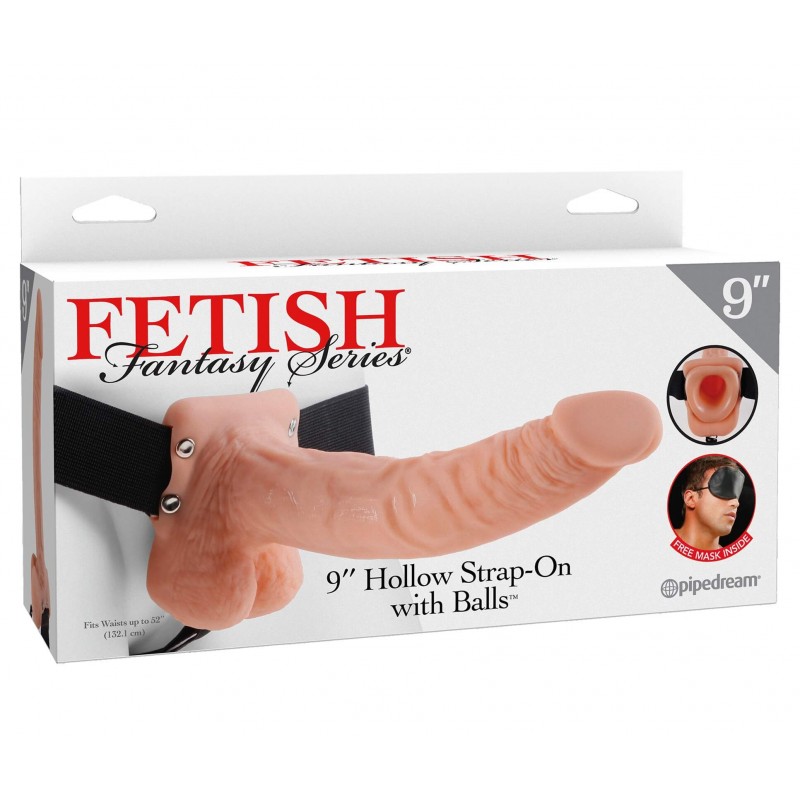 Fetish Strap-on 9 - felcsatolható dildó (natúr) 19809 termék bemutató kép