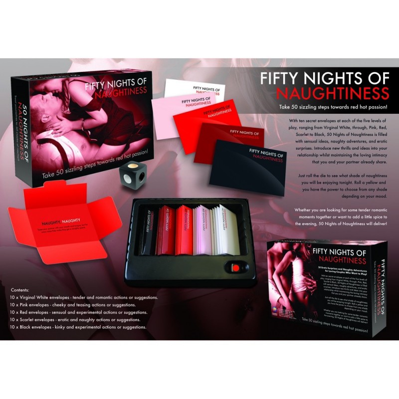 FIFTY NIGHTS OF NAUGHTINESS - erotikus társas (angol nyelven) 5641 termék bemutató kép