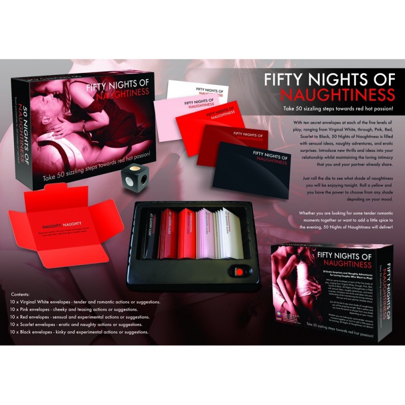 FIFTY NIGHTS OF NAUGHTINESS - szex társasjáték (angol nyelven) 5641 termék bemutató kép