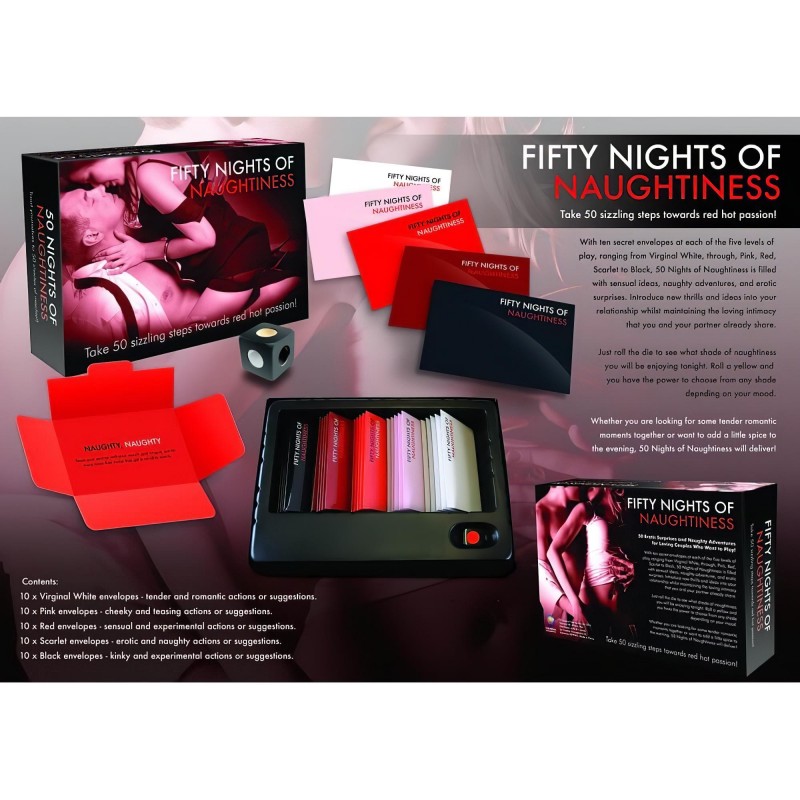 FIFTY NIGHTS OF NAUGHTINESS - szex társasjáték (angol nyelven) 157330 termék bemutató kép