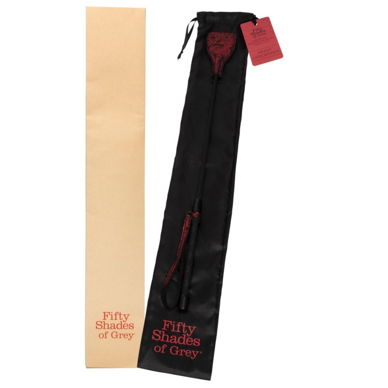 A szürke ötven árnyalata - lovagló pálca (fekete-vörös) 58530 termék bemutató kép