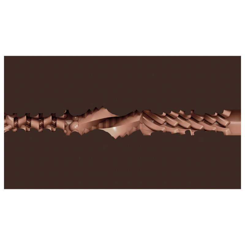 Fleshjack Max Konnor - élethű popsi maszturbátor (barna) 127105 termék bemutató kép