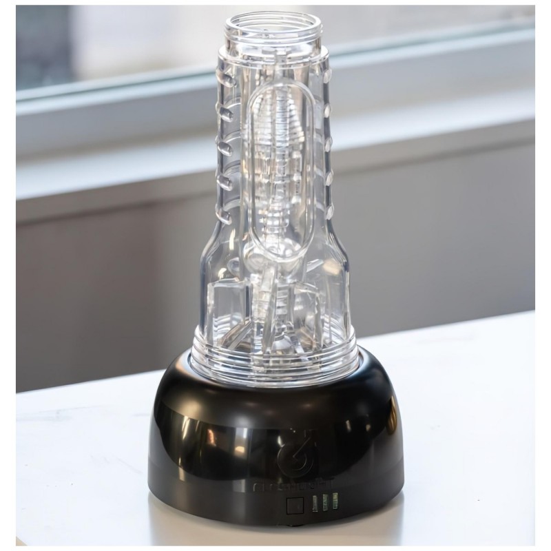 Fleshlight Air - automata maszturbátor szárító (fekete) 145274 termék bemutató kép