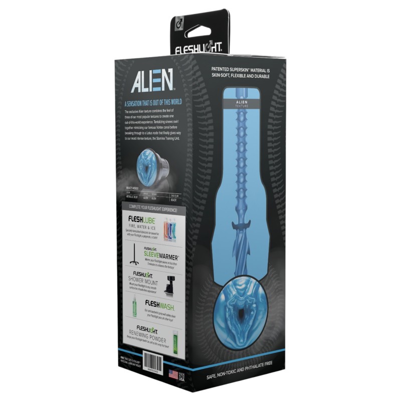 Fleshlight Alien - űrlény maszturbátor (kék) 126249 termék bemutató kép