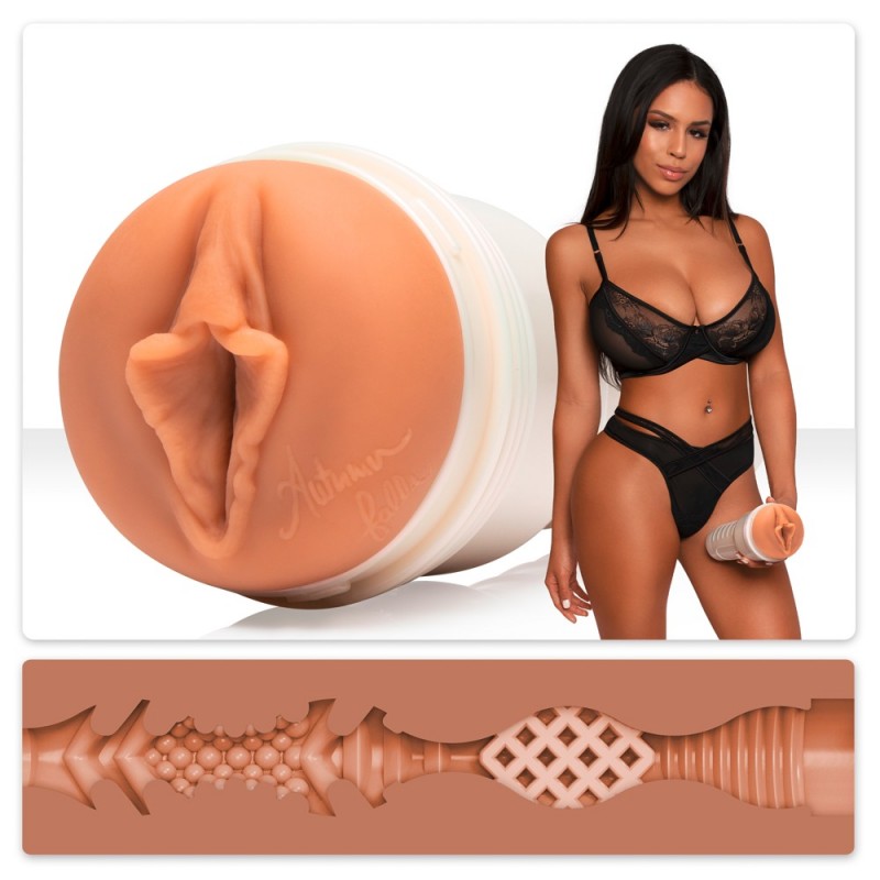 Fleshlight Autumn Falls Cream - élethű vagina (natúr) 45222 termék bemutató kép