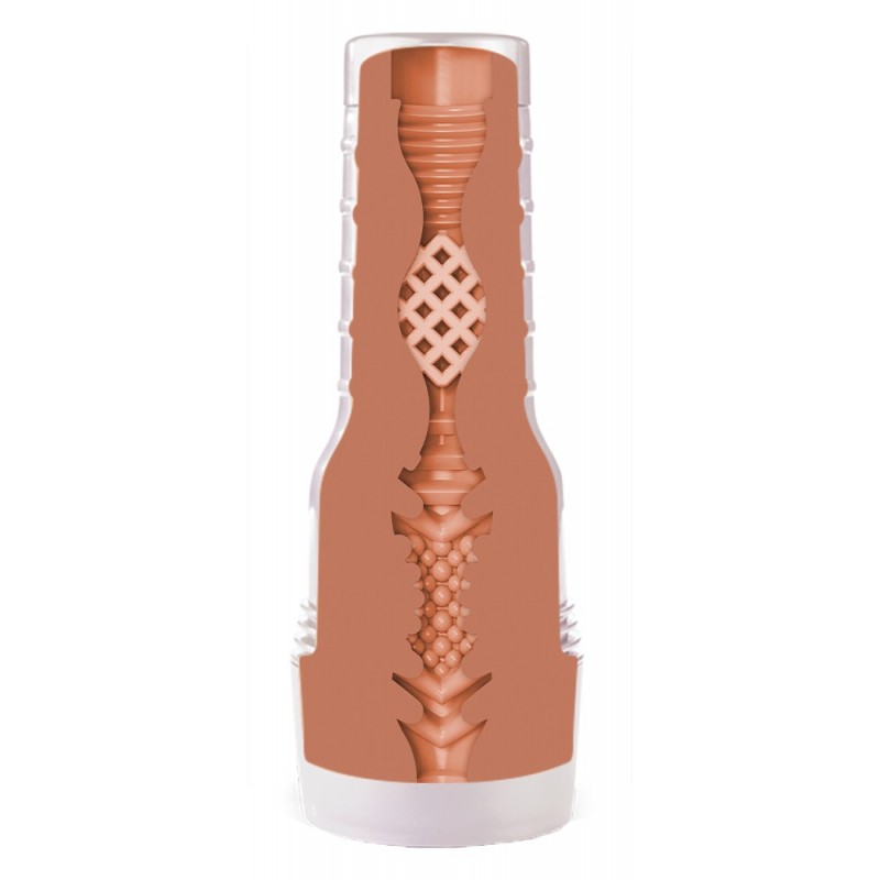 Fleshlight Autumn Falls Cream - élethű vagina maszturbátor (testszínű) 45225 termék bemutató kép