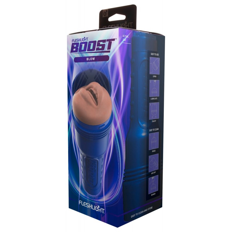 Fleshlight Boost Blow - élethű száj maszturbátor (testszínű) 78112 termék bemutató kép