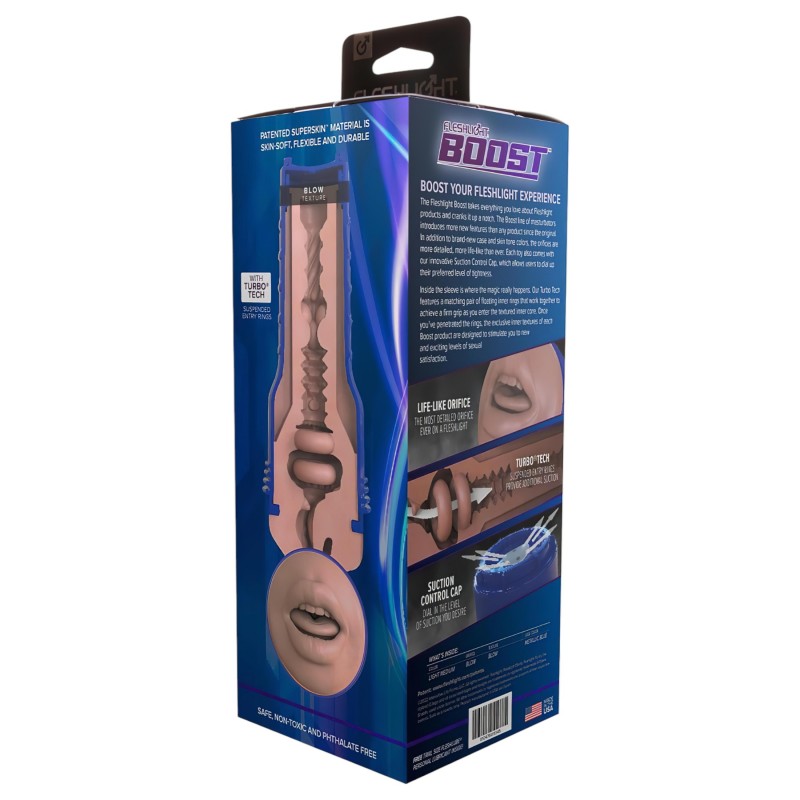 Fleshlight Boost Blow - élethű száj maszturbátor (testszínű) 141695 termék bemutató kép