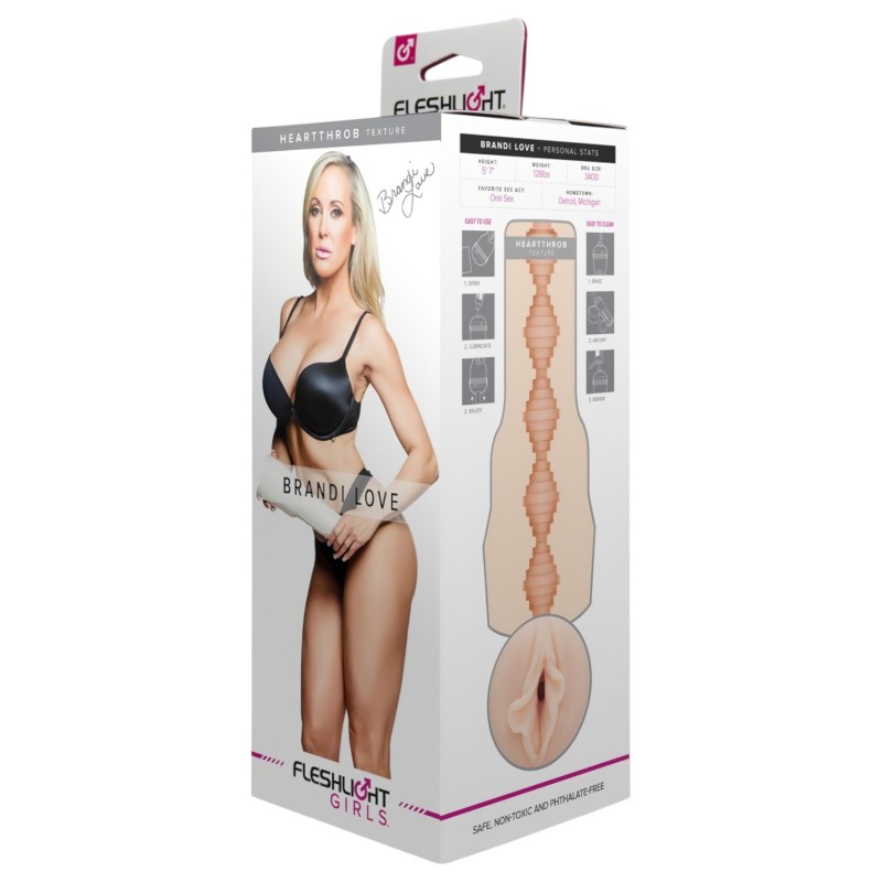 Fleshlight Brandi Love Heartthrobe - vaginamaszturbátor 161299 termék bemutató kép