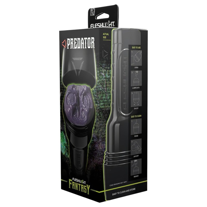 Fleshlight Fantasy Predator - fantázia műpunci maszturbátor (lila) 148713 termék bemutató kép
