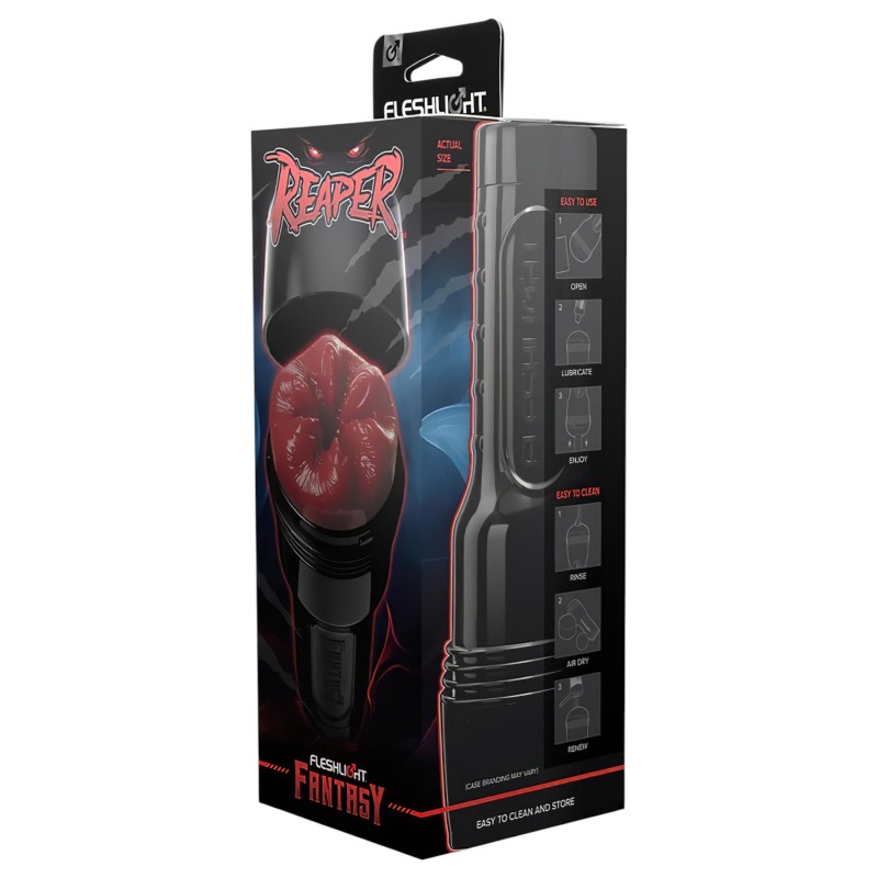 Fleshlight Fantasy Reaper - fantázia műpunci maszturbátor (piros) 148709 termék bemutató kép