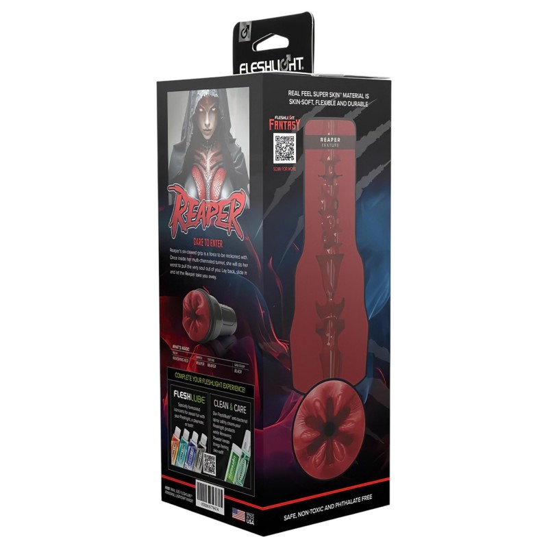 Fleshlight Fantasy Reaper - fantázia műpunci maszturbátor (piros) 148710 termék bemutató kép