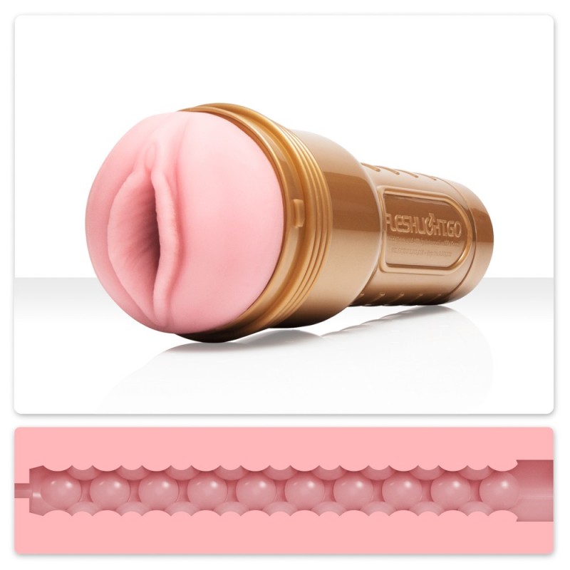 Fleshlight GO Stamina Training Unit Lady - kompakt vagina (pink) 45310 termék bemutató kép