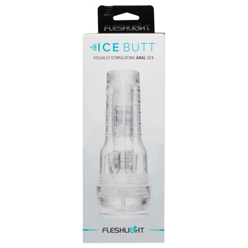Fleshlight Ice Butt - műpopsi maszturbátor (átlátszó) 74843 termék bemutató kép