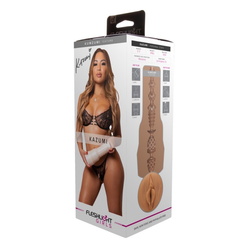 Fleshlight Kazumi Kumzumi - élethű műpunci (natúr) 91258 termék bemutató kép