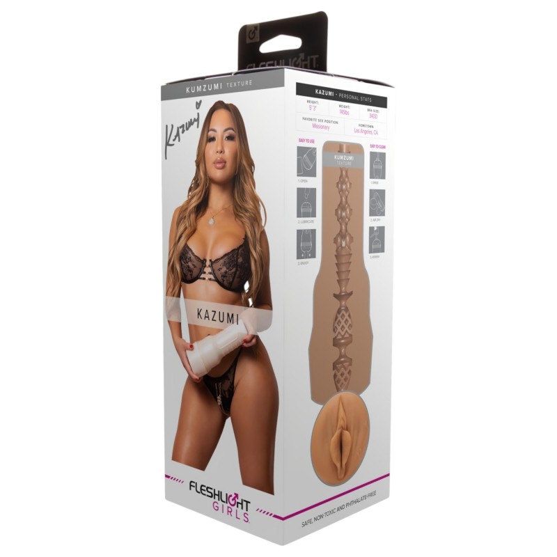 Fleshlight Kazumi Kumzumi - élethű műpunci (natúr) 123869 termék bemutató kép