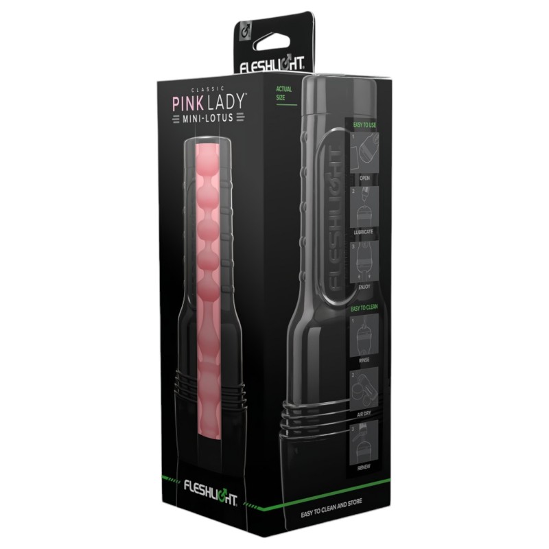 Fleshlight Pink Lady Mini-Lotus - élethű művagina tokban (pink) 152468 termék bemutató kép