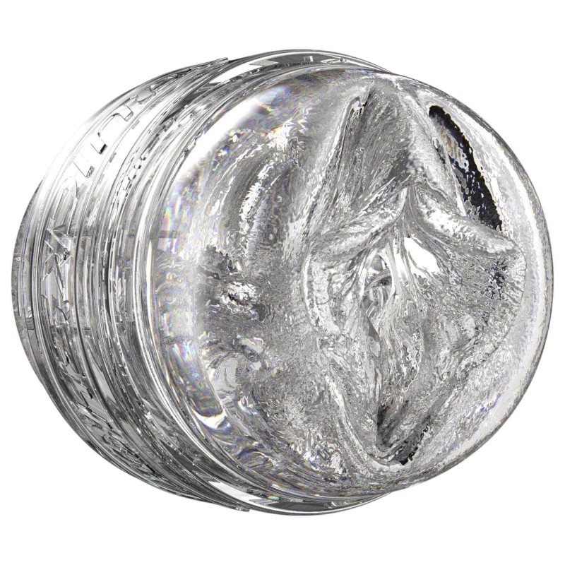 Fleshlight Quickshot Autumn Falls - kétvégű utazó maszturbátor (átlátszó) 162004 termék bemutató kép
