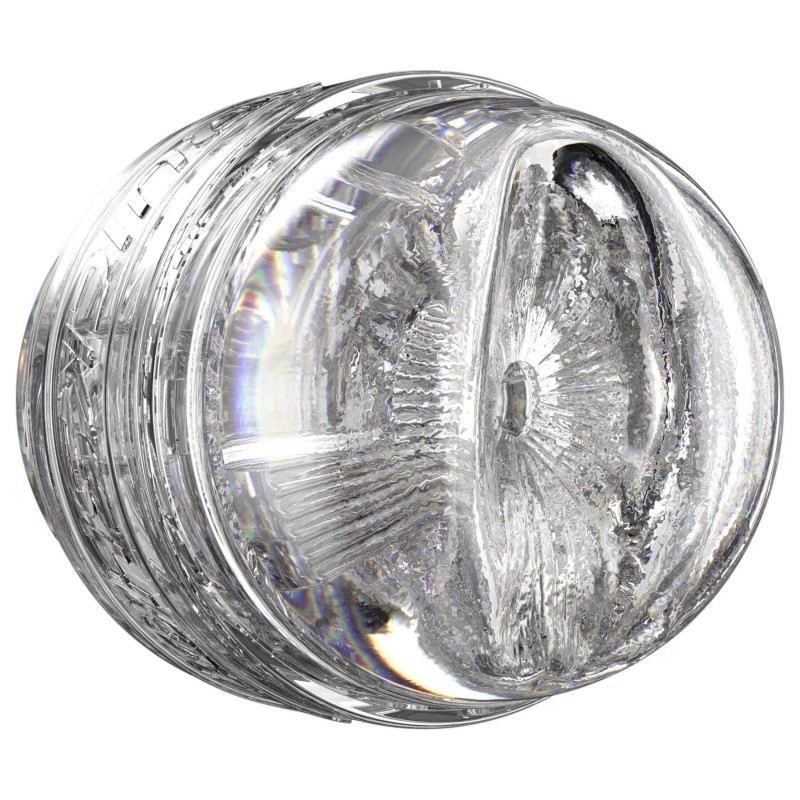 Fleshlight Quickshot Autumn Falls - kétvégű utazó maszturbátor (átlátszó) 162005 termék bemutató kép