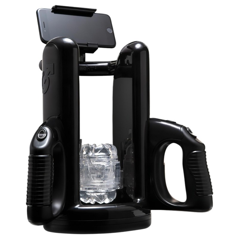 Fleshlight Quickshot Launch - maszturbátor adapter (fekete) 103165 termék bemutató kép