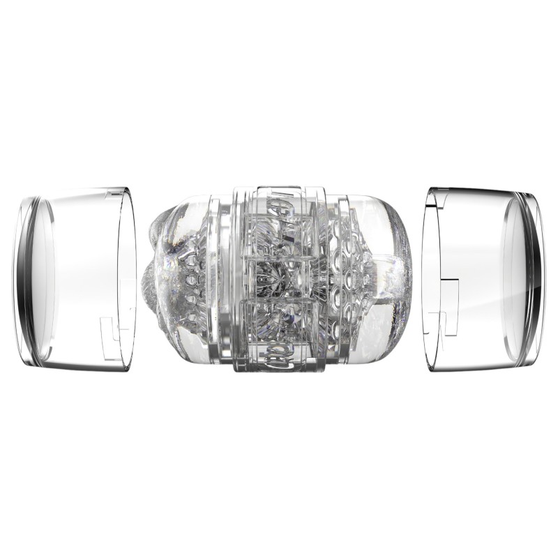 Fleshlight Quickshot Stoya - utazó maszturbátor (átlátszó) 98114 termék bemutató kép