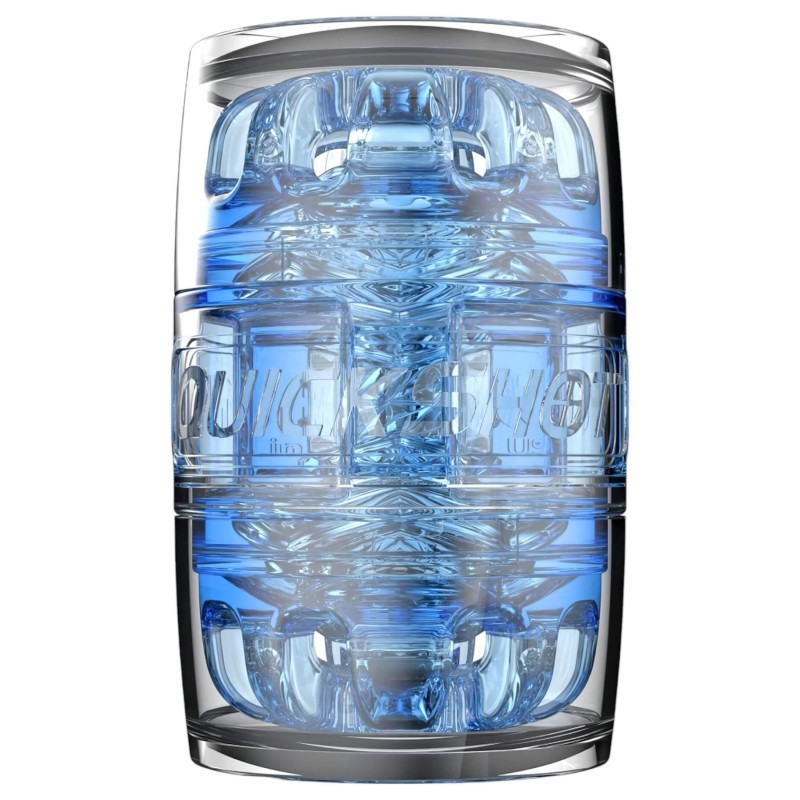 Fleshlight Quickshot Turbo - kétvégű utazó maszturbátor (kék) 161283 termék bemutató kép