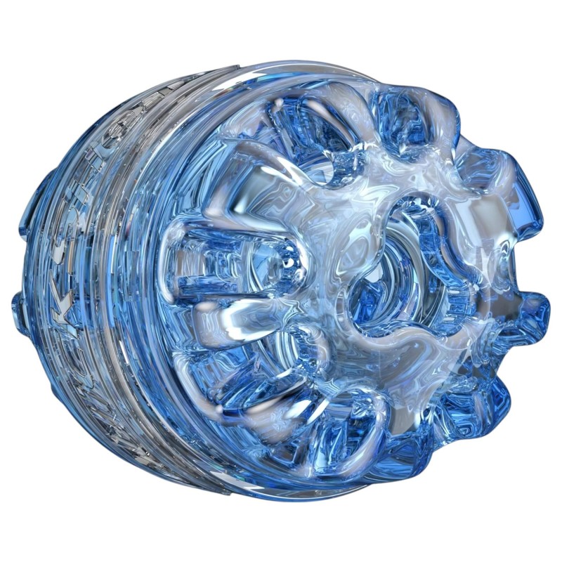 Fleshlight Quickshot Turbo - kétvégű utazó maszturbátor (kék) 161285 termék bemutató kép