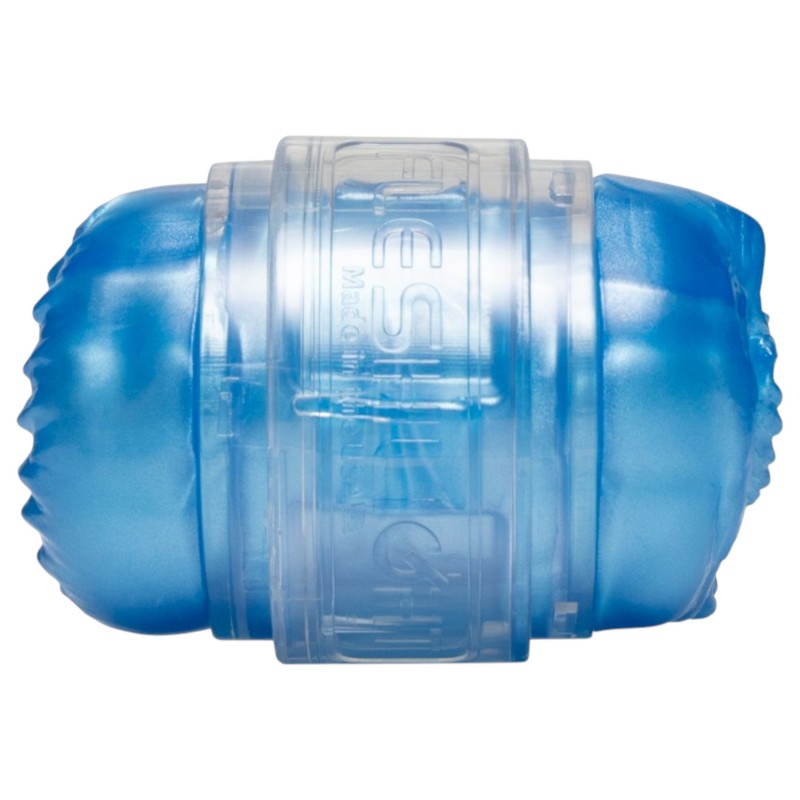 Fleshlight Quickshot Vantage - áttetsző dupla maszturbátor (kék) 145403 termék bemutató kép
