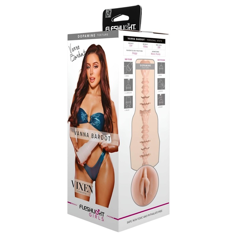 Fleshlight Vanna Bardot - élethű vagina (testszínű) 142509 termék bemutató kép