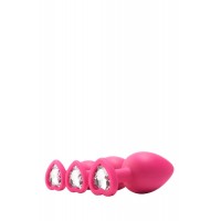 Flirts anal training kit - anál dildó szett (3db) - pink 53890 termék bemutató kép