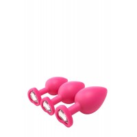 Flirts anal training kit - anál dildó szett (3db) - pink 53891 termék bemutató kép