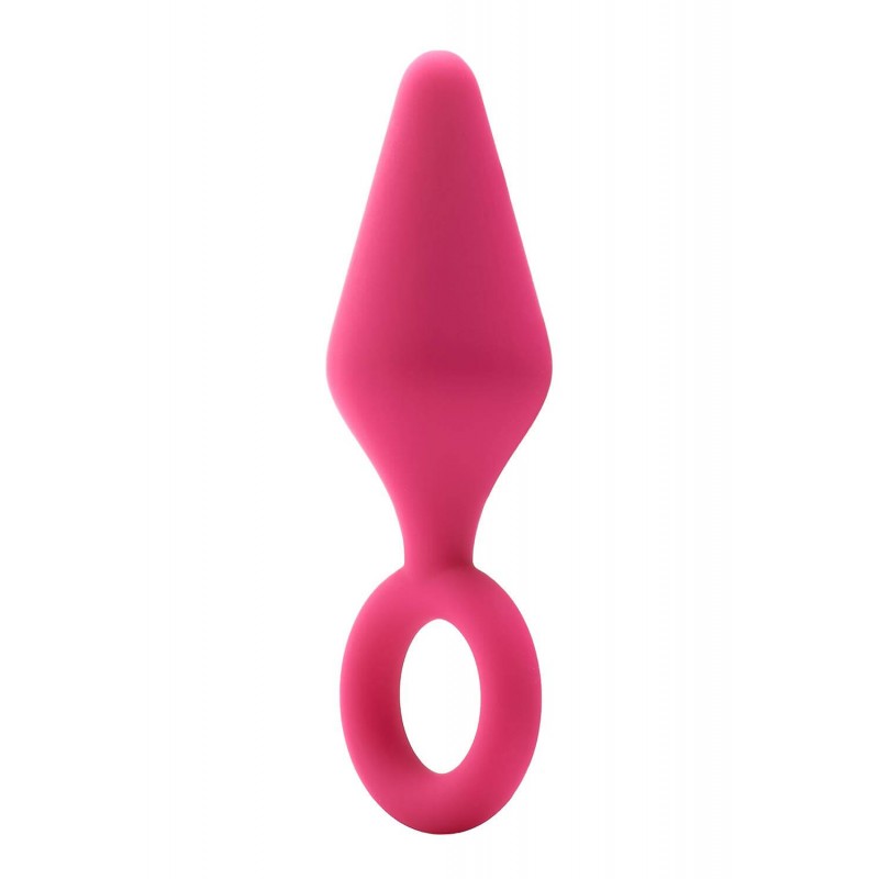 Flirts Pull Plug - kicsi anál plug (pink) 53905 termék bemutató kép