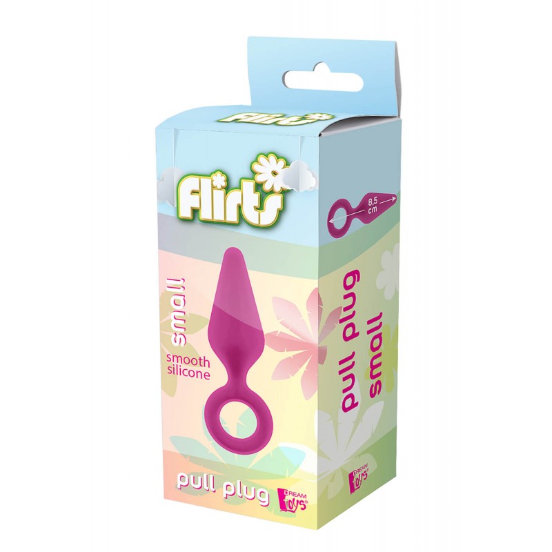 Flirts Pull Plug - kicsi anál plug (pink) 53909 termék bemutató kép