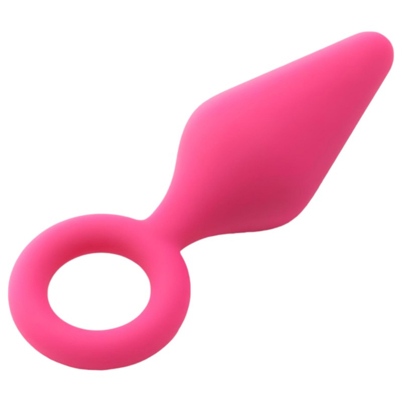 Flirts Pull Plug - kicsi anál plug (pink) 102243 termék bemutató kép