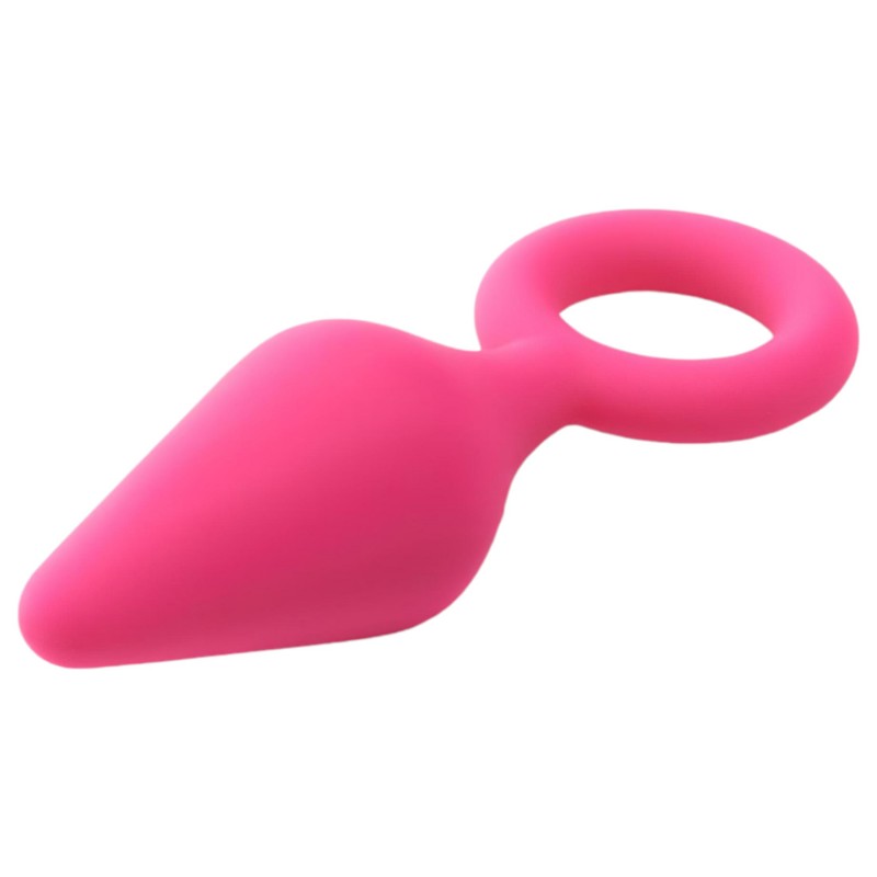 Flirts Pull Plug - kicsi anál plug (pink) 102244 termék bemutató kép