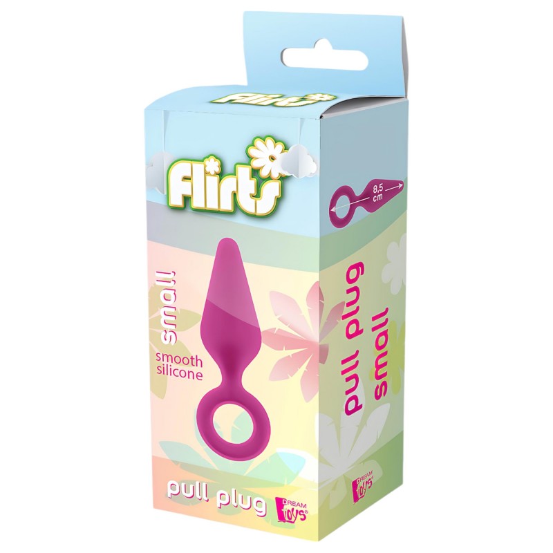 Flirts Pull Plug - kicsi anál plug (pink) 102245 termék bemutató kép