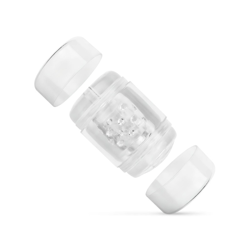 FPPR. - kétvégű maszturbátor - punci & ánusz (átlátszó) 107890 termék bemutató kép