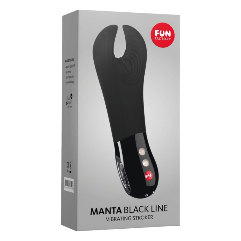 Fun Factory Manta - makkvibrátor (fekete) 91692 termék bemutató kép