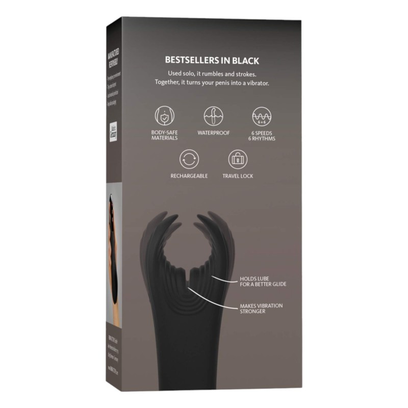 Fun Factory Manta - makkvibrátor (fekete) 91693 termék bemutató kép