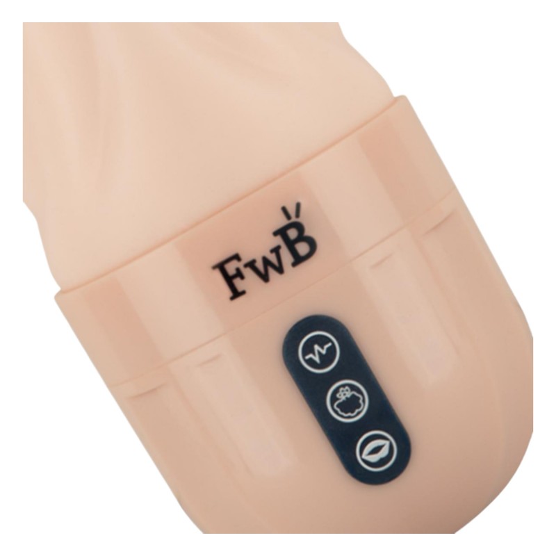 FWB - élethű, rezgő, szívó műpunci (natúr) 96768 termék bemutató kép