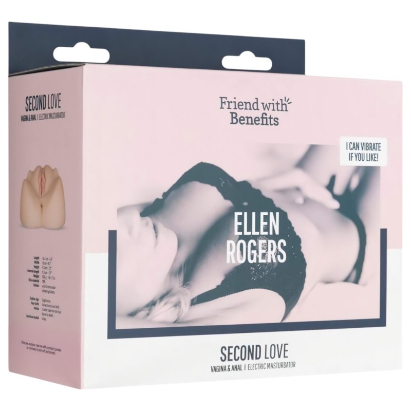 FWB - Ellen Rogers vibrátoros műpunci és műpopsi maszturbátor (testszínű) 162649 termék bemutató kép