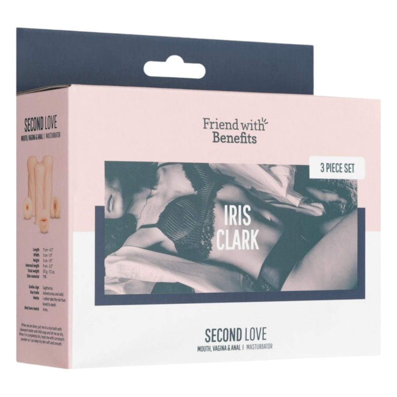 FWB - Iris Clark élethű maszturbátor szett (testszínű) 96797 termék bemutató kép